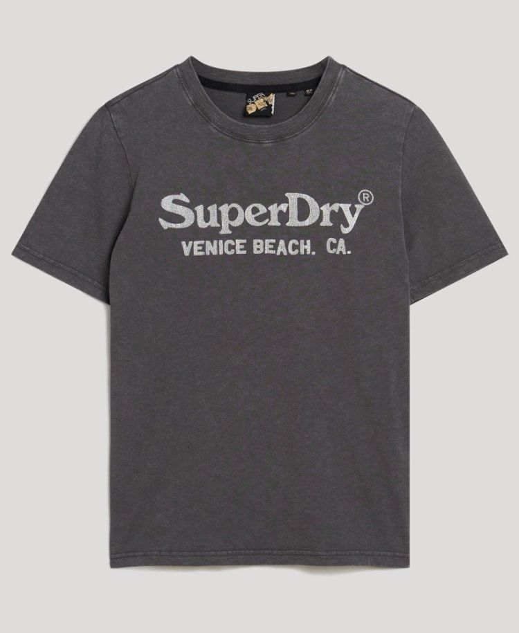 Superdry T-shirt Antraciet