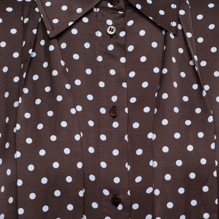 &Co Woman Blouse Bruin dames (ALISHA POLKA BLOUSE - BL448.ED-DARKCHOCO) - GL Sport (Sluis)