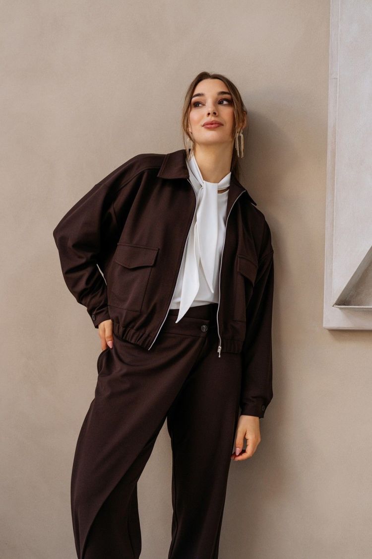 &Co Woman Jack Bruin dames (GINGER JACKET - JA172.ED-CHOCO) - GL Sport (Sluis)