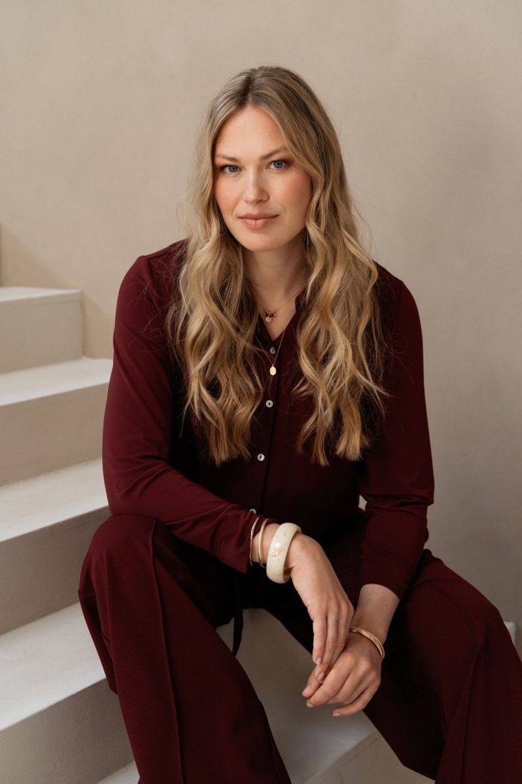 &Co Woman Blouse Bordeaux dames (LOTUS BLOUSE - BL453.LF-DEEPPLUM) - GL Sport (Sluis)