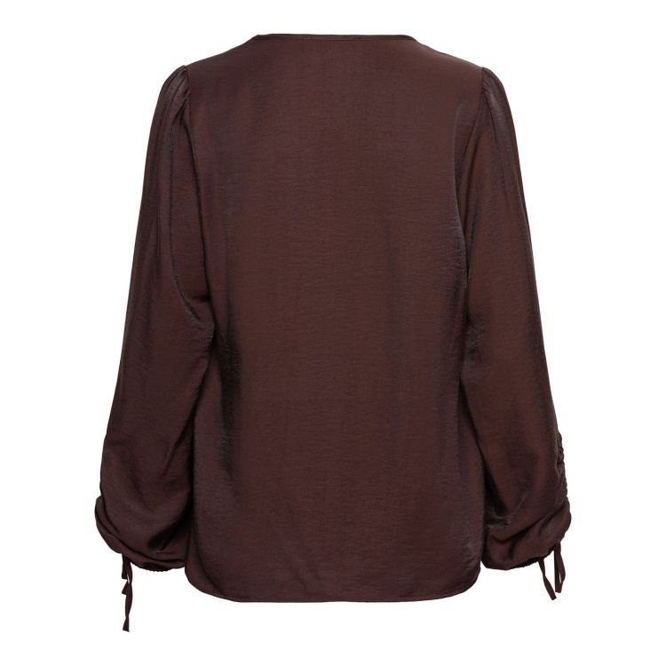 &Co Woman Blouse Bruin dames (MARBELLA BLOUSE - BL404.CHOCOLATE) - GL Sport (Sluis)