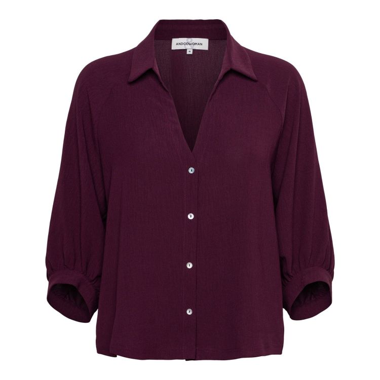 &Co Woman Blouse Bordeaux