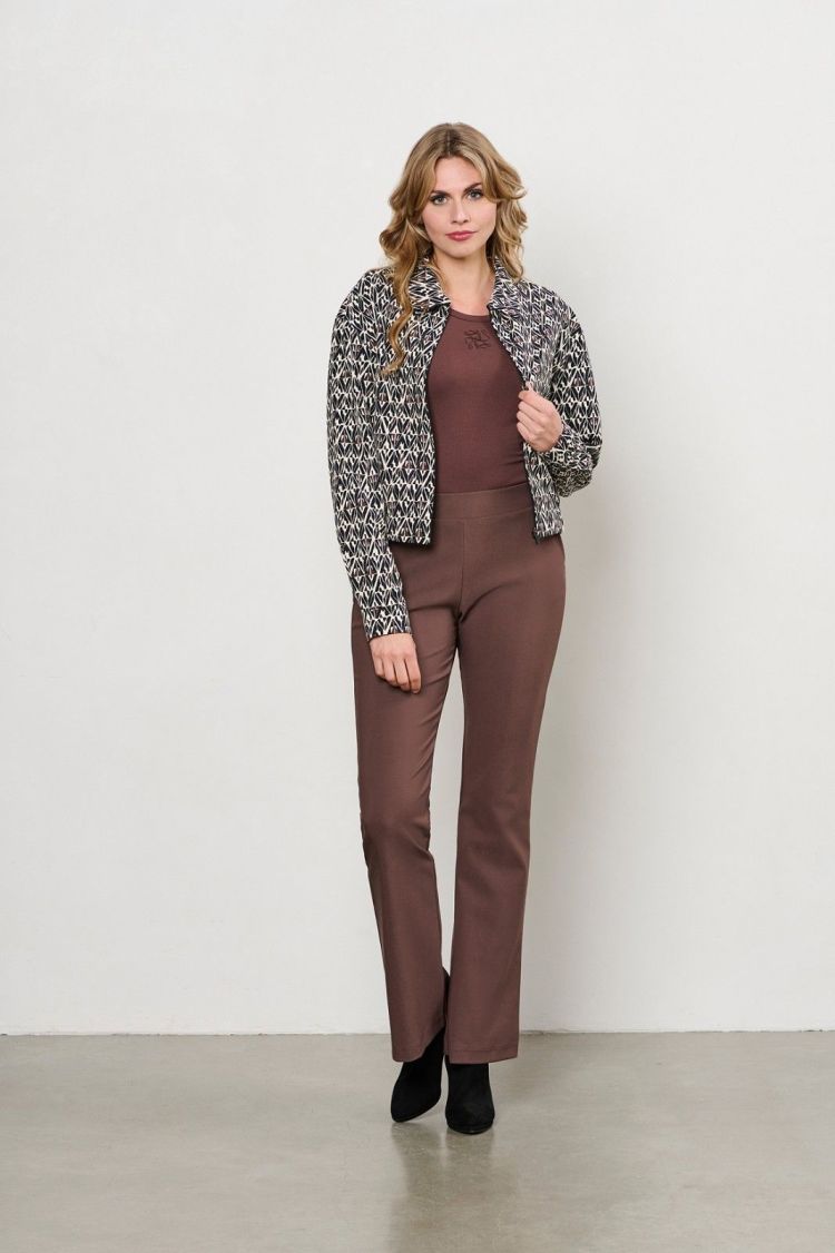 &Co Woman Broek Bruin dames (PACEY HEAVY TRAVEL PANTS - PA343.CHOCOLATE) - GL Sport (Sluis)