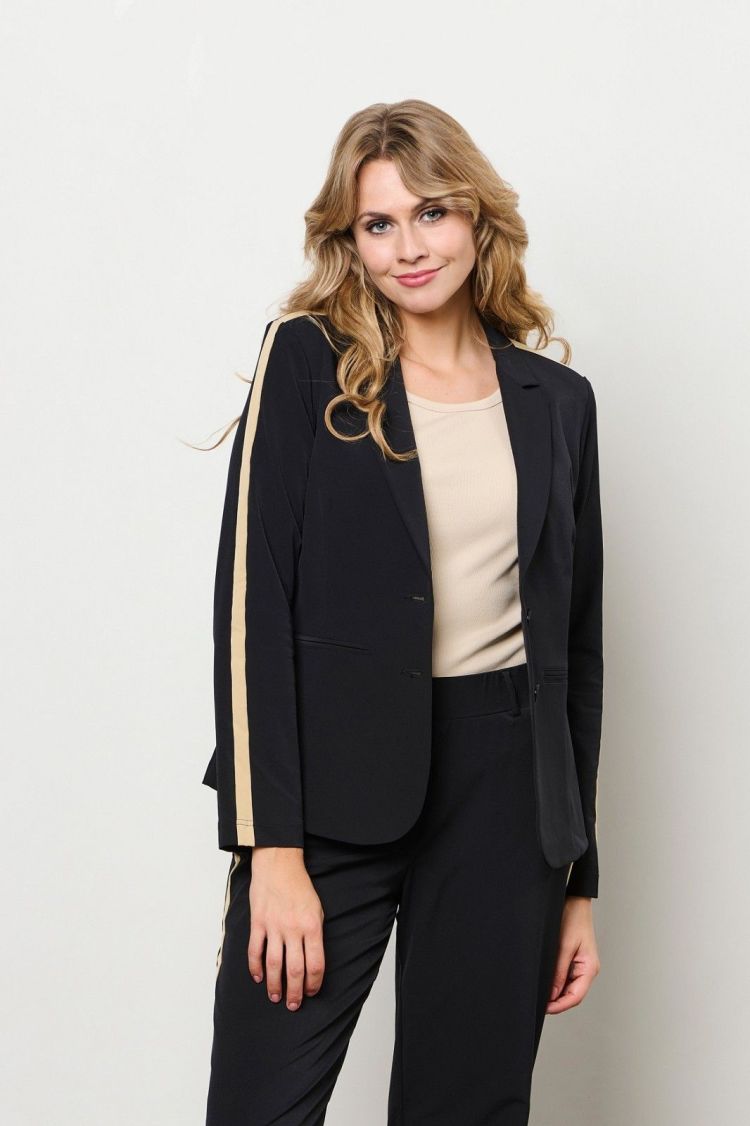 &Co Woman Blazer Zwart dames (PAMMY TRAVEL BLAZER - BZ178.A.BLACK) - GL Sport (Sluis)