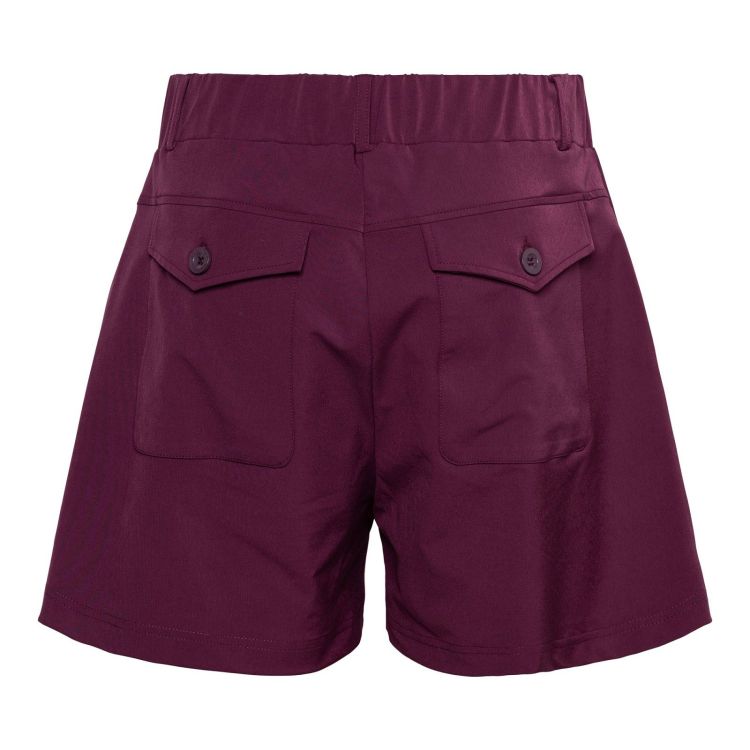 &Co Woman Short Bordeaux dames (POSIE SHORT TRAVEL PANTS - PA361.LP.PLUM) - GL Sport (Sluis)