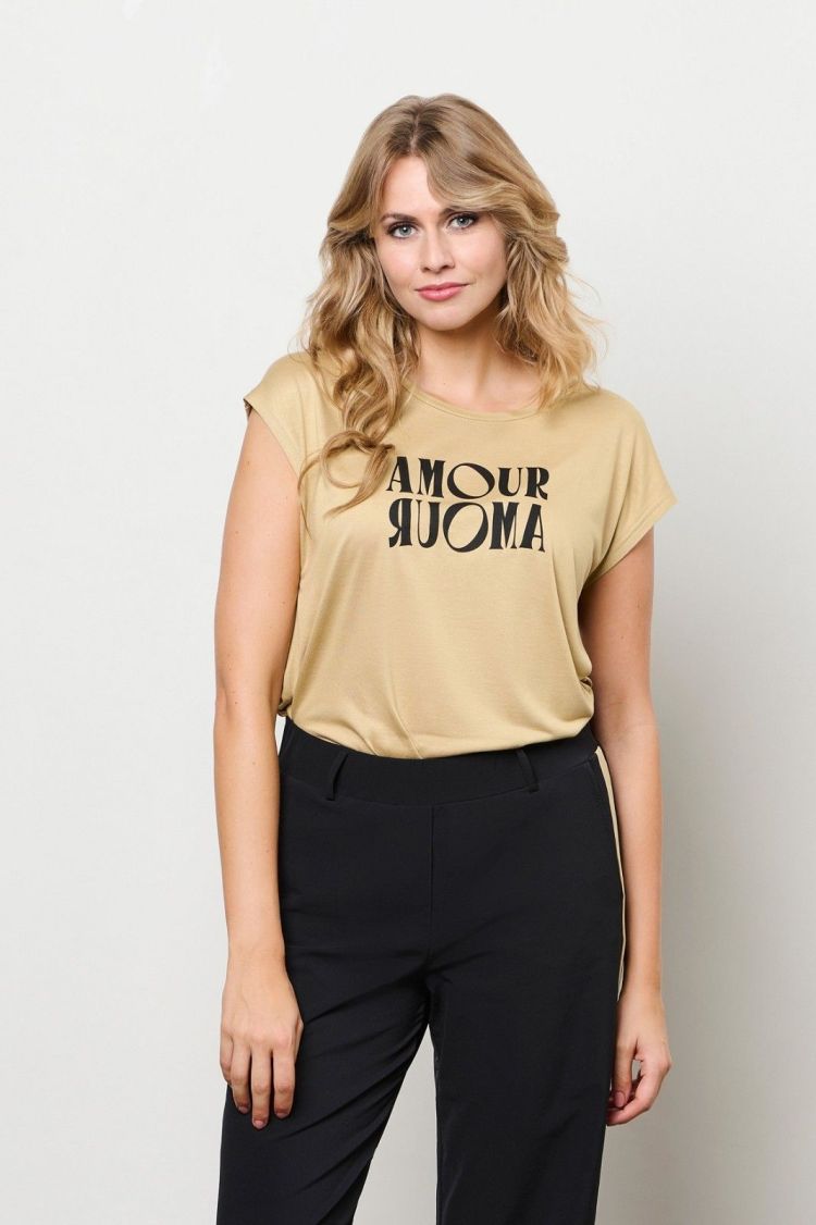 &Co Woman T-shirt Beige dames (SAMOUR T-SHIRT - TS137.ZS.SUNSET) - GL Sport (Sluis)