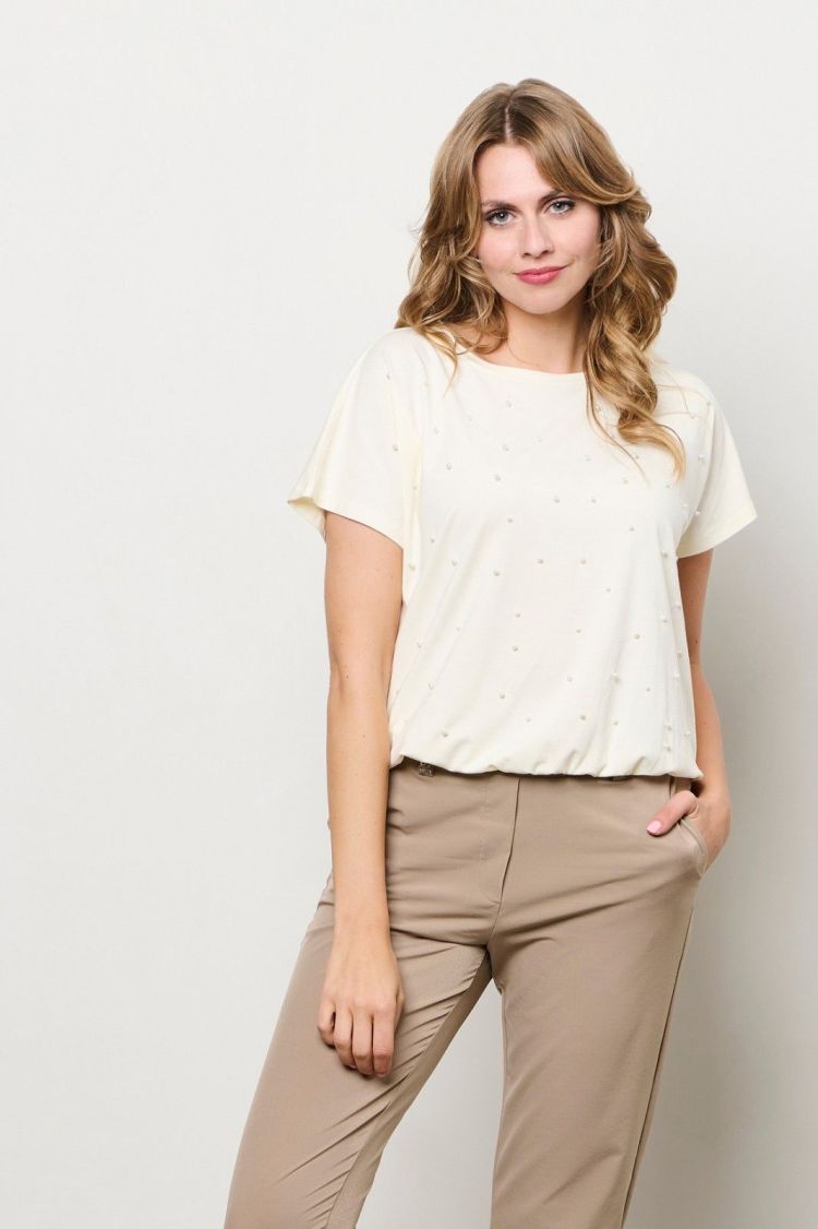 &Co Woman Top Beige dames (TERESE TOP - TS141.M.BEIGE) - GL Sport (Sluis)