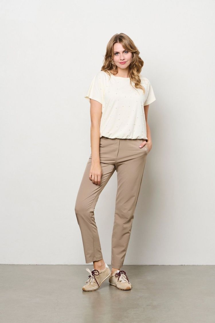 &Co Woman Top Beige dames (TERESE TOP - TS141.M.BEIGE) - GL Sport (Sluis)