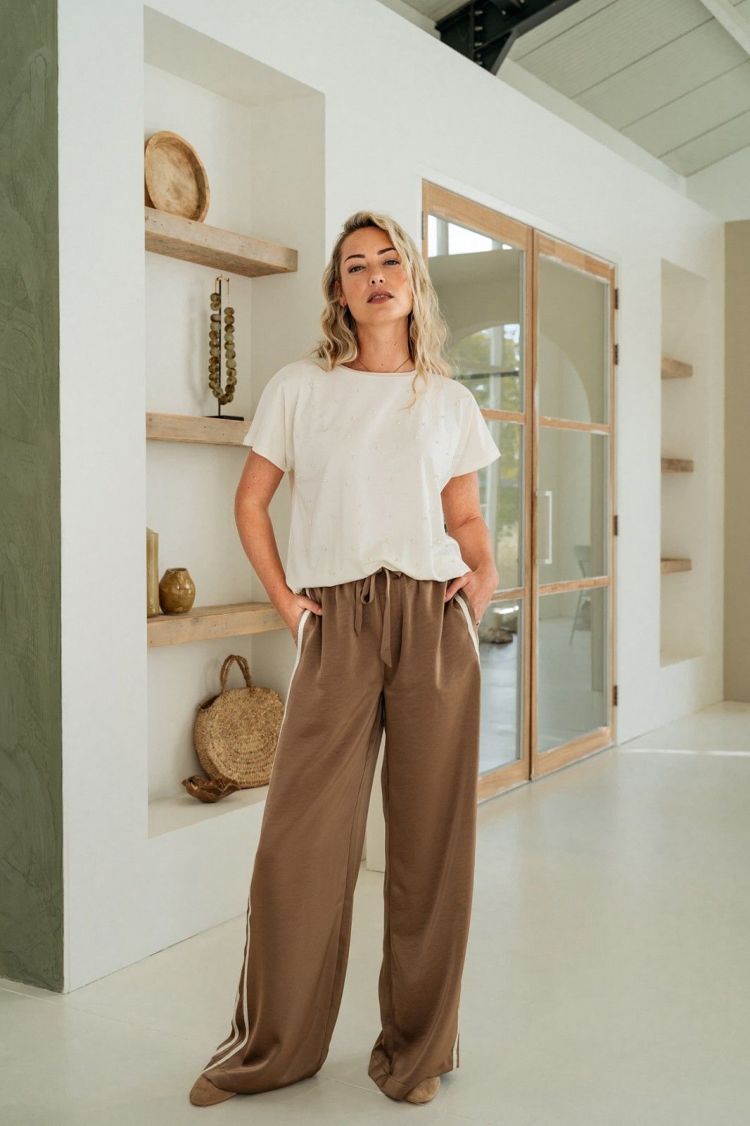 &Co Woman Top Beige dames (TERESE TOP - TS141.M.BEIGE) - GL Sport (Sluis)