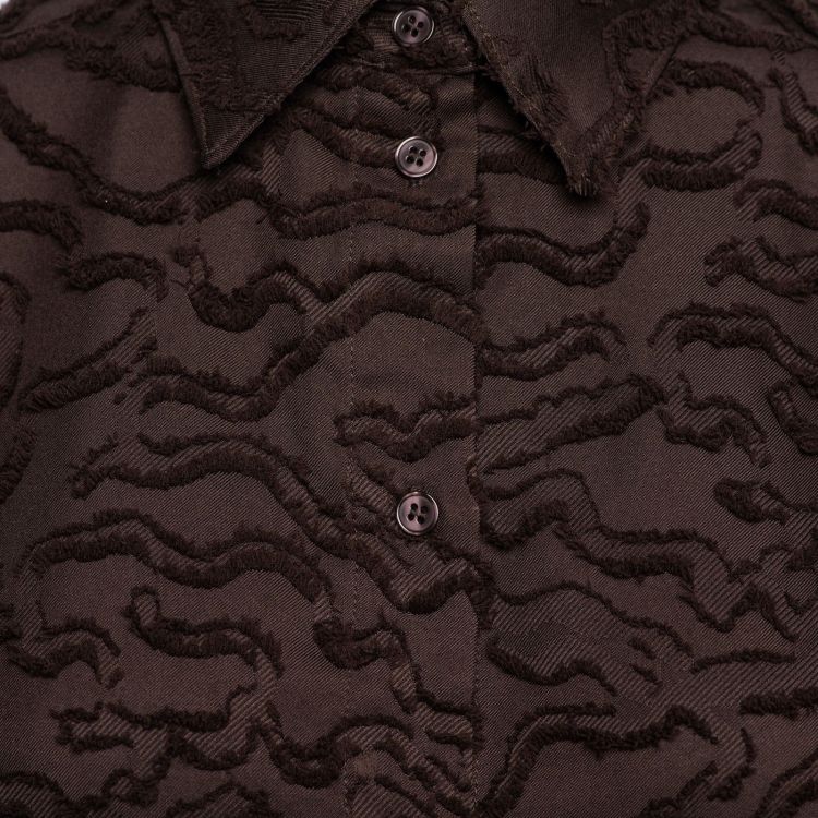 &Co Woman Blouse Bruin dames (WENDELIEN BLOUSE - BL464.ED-DARKCHOCO) - GL Sport (Sluis)