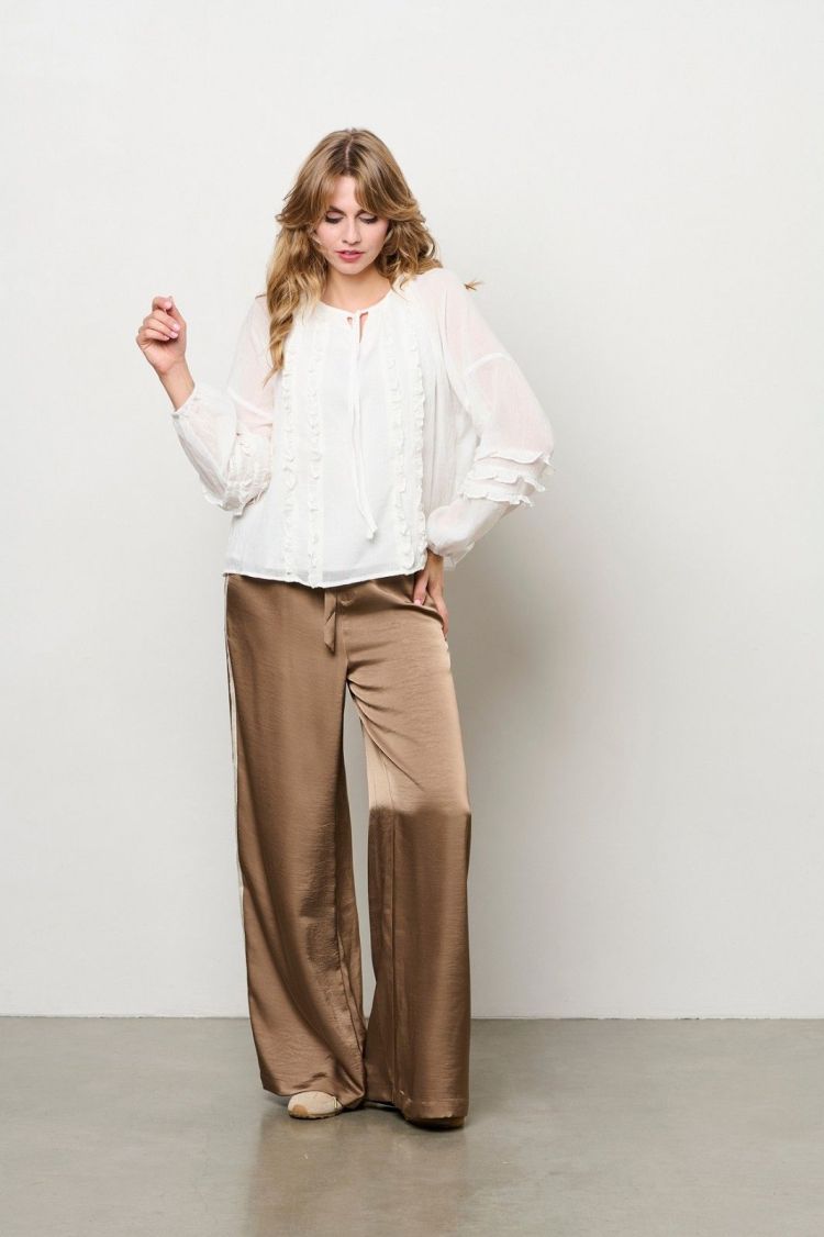 &Co Woman Blouse Off-white dames (WILLEKE BLOUSE - BL424.H.OFFWHITE) - GL Sport (Sluis)