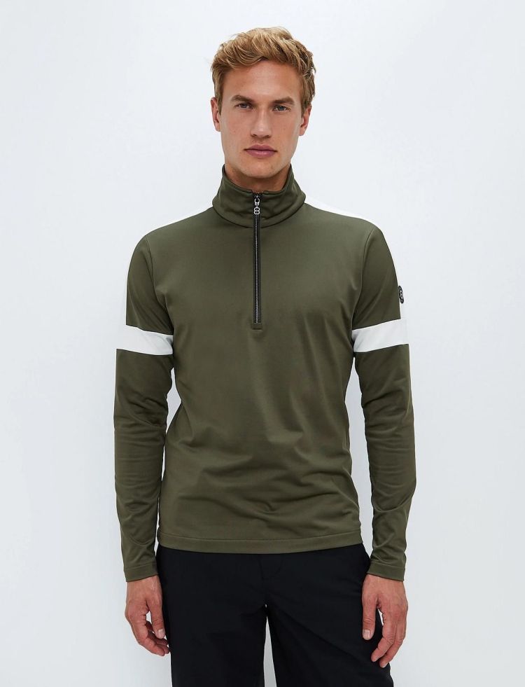 8848 Altitude Skipully Groen heren (DINO 1/2 ZIP SWEAT - 4282.ROYALGREEN) - GL Sport (Sluis)