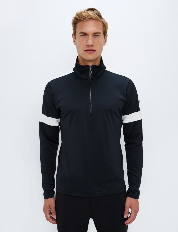 8848 Altitude Skipully Zwart/Wit heren (DINO 1/2 ZIP SWEAT - 4282.BLK/WHT) - GL Sport (Sluis)