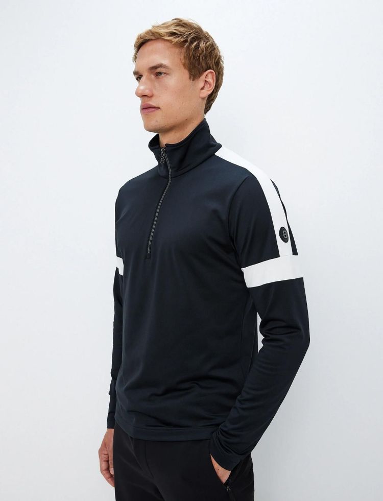 8848 Altitude Skipully Zwart/Wit heren (DINO 1/2 ZIP SWEAT - 4282.BLK/WHT) - GL Sport (Sluis)