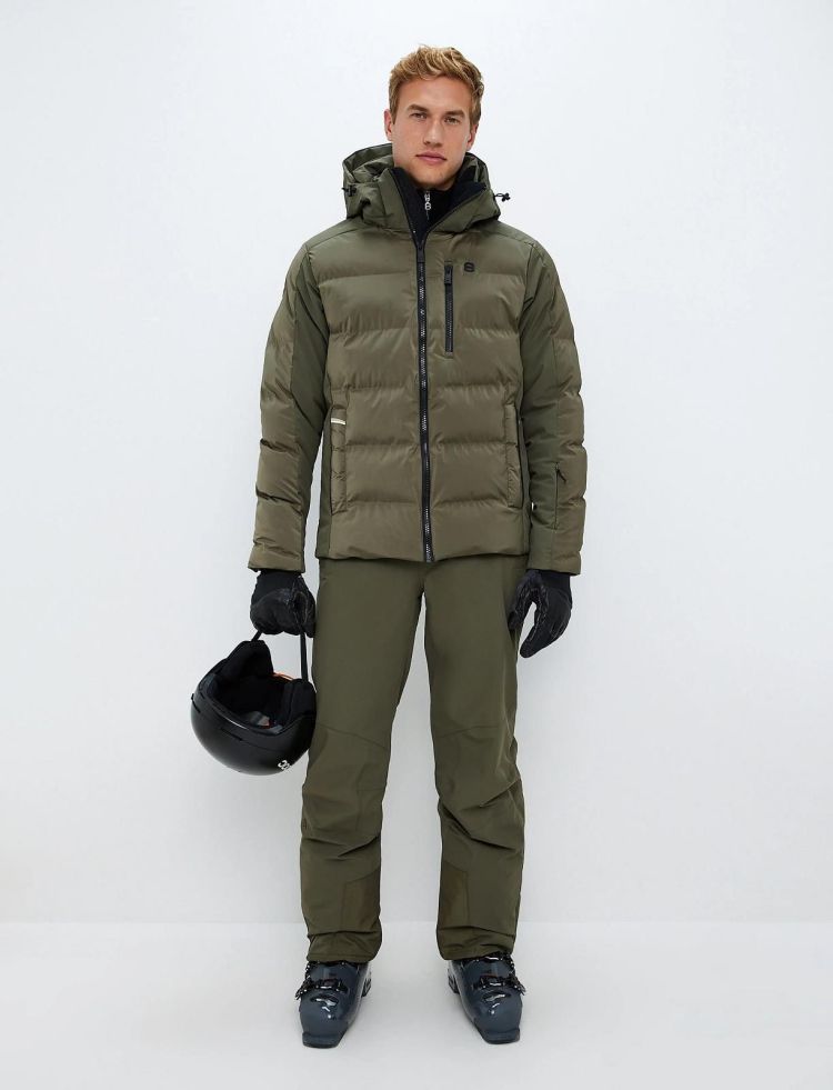 8848 Altitude Ski-jas Army heren (MALIK SKI JACKET - 4273.ARMYGREEN) - GL Sport (Sluis)