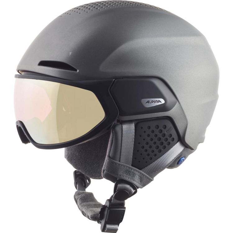 Alpina Skihelm Grijs