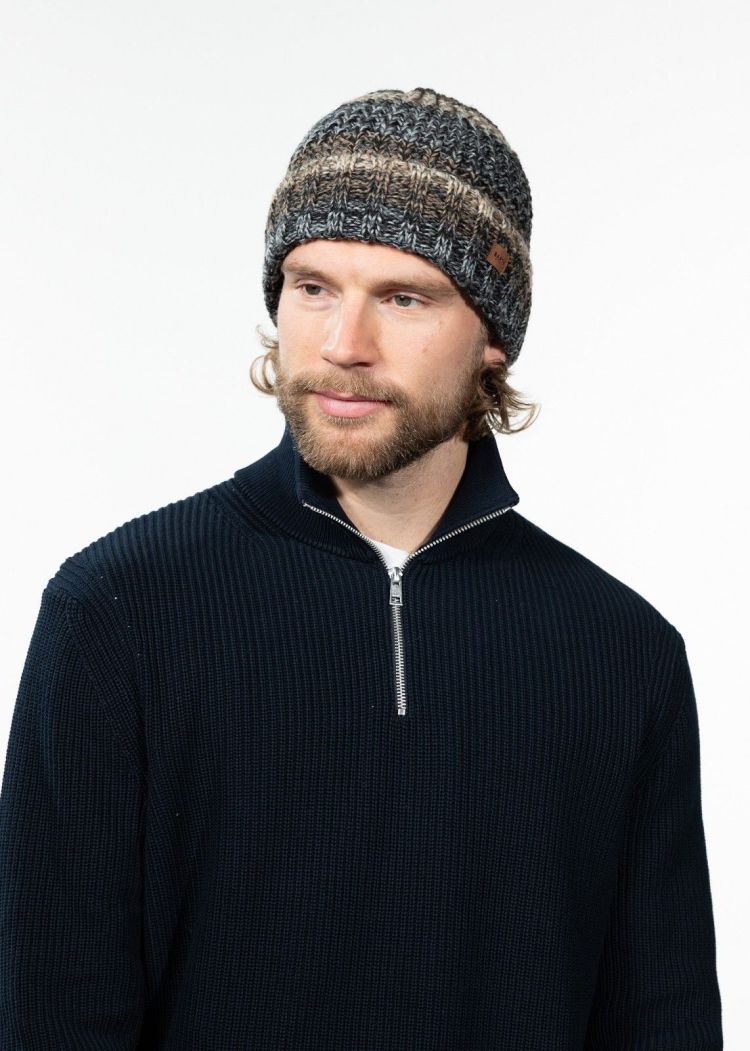 Barts Muts Grijs heren (AKOTAN BEANIE DARK HEATHER - 0335019) - GL Sport (Sluis)