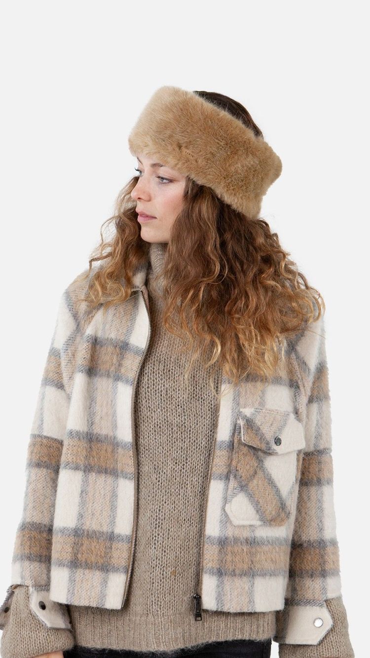 Barts Hoofdband Bruin unisex (FUR HEADBAND HEATHER LIGHT BROWN - 1190242) - GL Sport (Sluis)