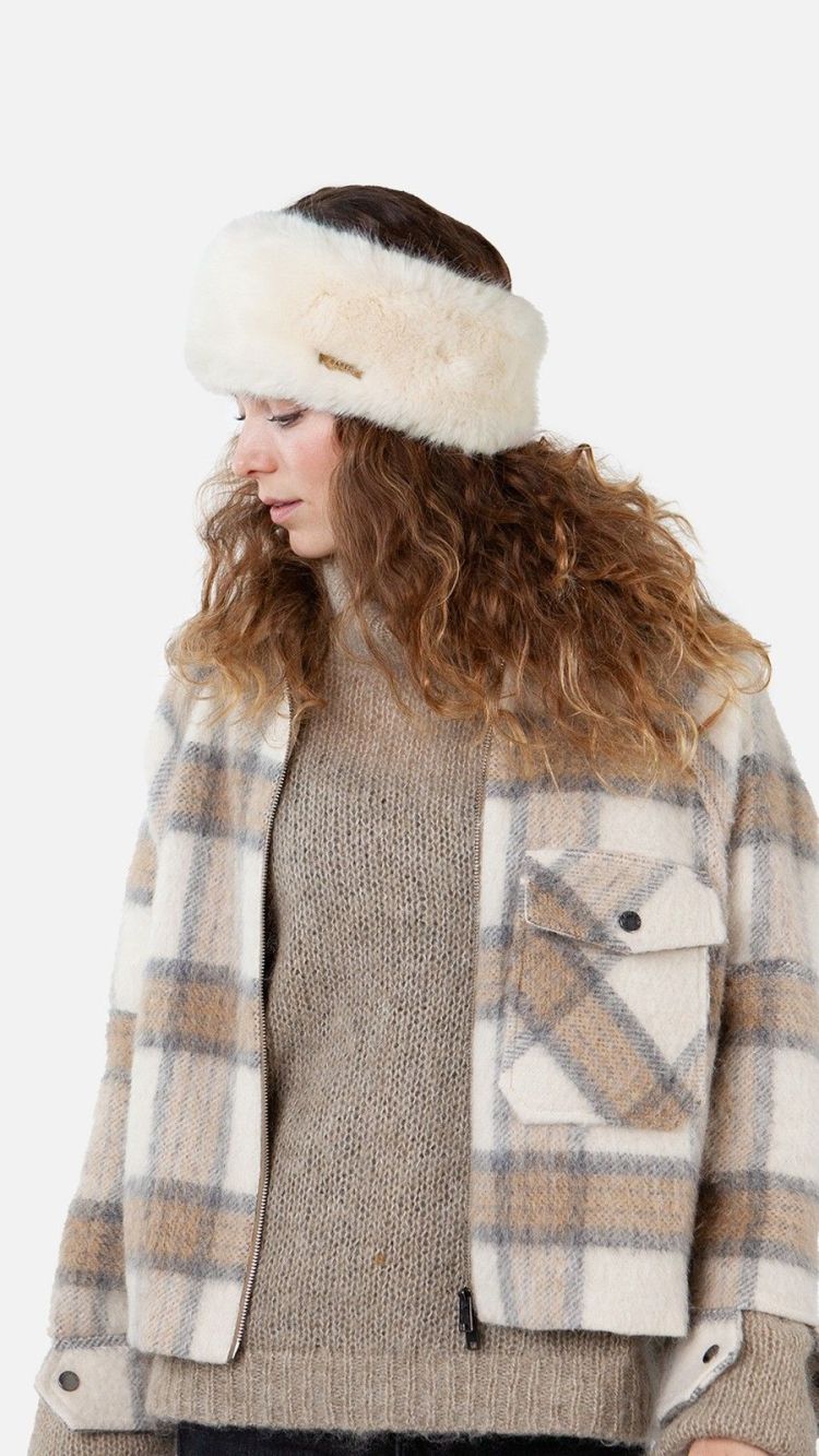 Barts Hoofdband Wit unisex (FUR HEADBAND HEATHER WHITE - 119010) - GL Sport (Sluis)