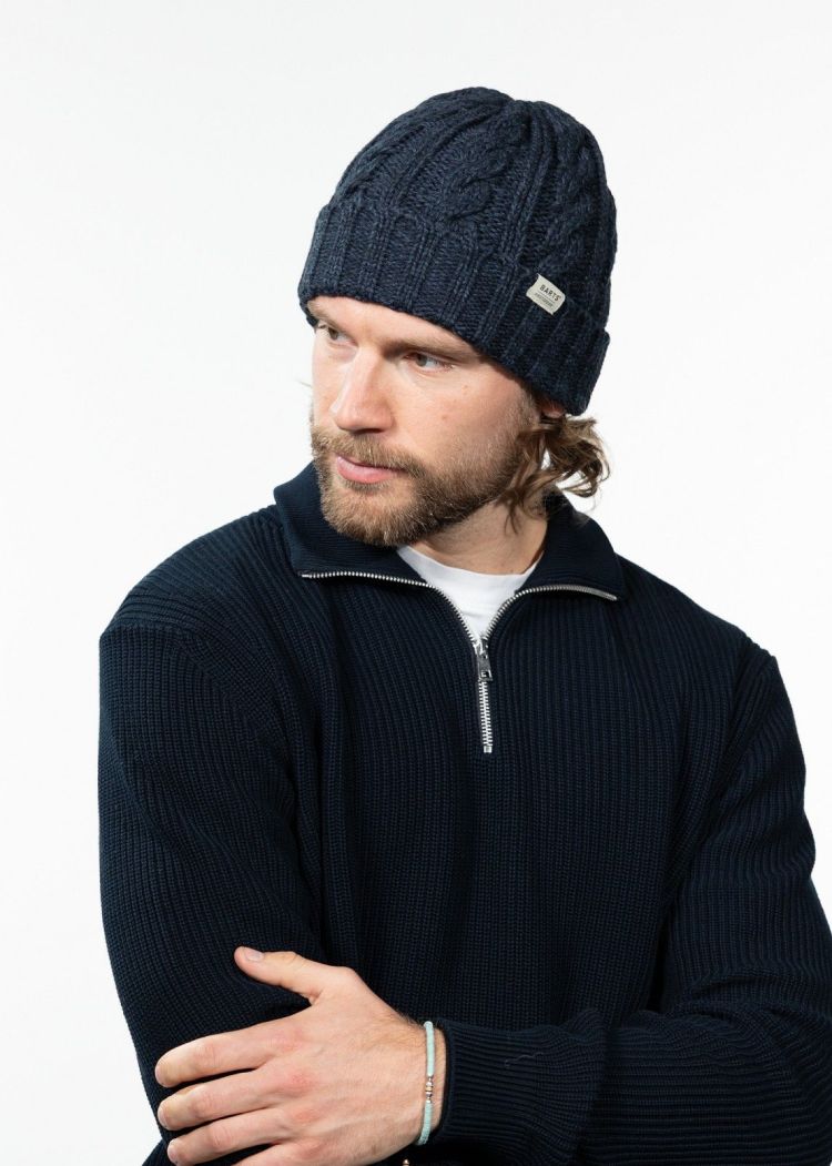 Barts Muts Blauw heren (KAEN BEANIE NAVY - 65050031) - GL Sport (Sluis)