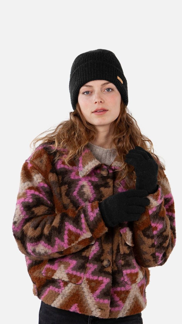 Barts Muts Zwart unisex (WITZIA BEANIE BLACK - 4541001) - GL Sport (Sluis)