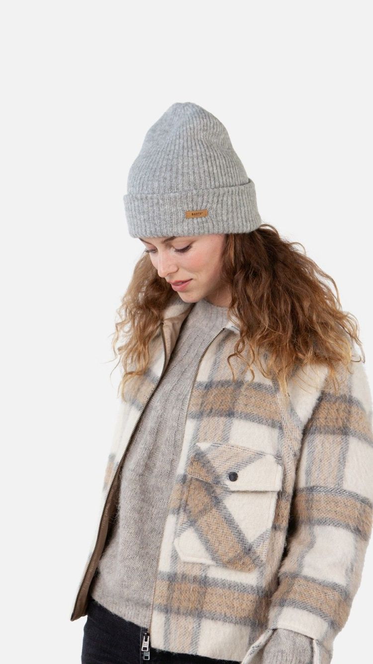 Barts Muts Grijs unisex (WITZIA BEANIE HEATHER GREY - 4541002) - GL Sport (Sluis)