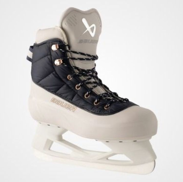 Bauer IJshockeyschaatsen Zwart/Wit dames (RADIANT HEATED REC ICE SKATE - IJSHOCKEY - RADIANT.WHITE/BLACK) - GL Sport (Sluis)
