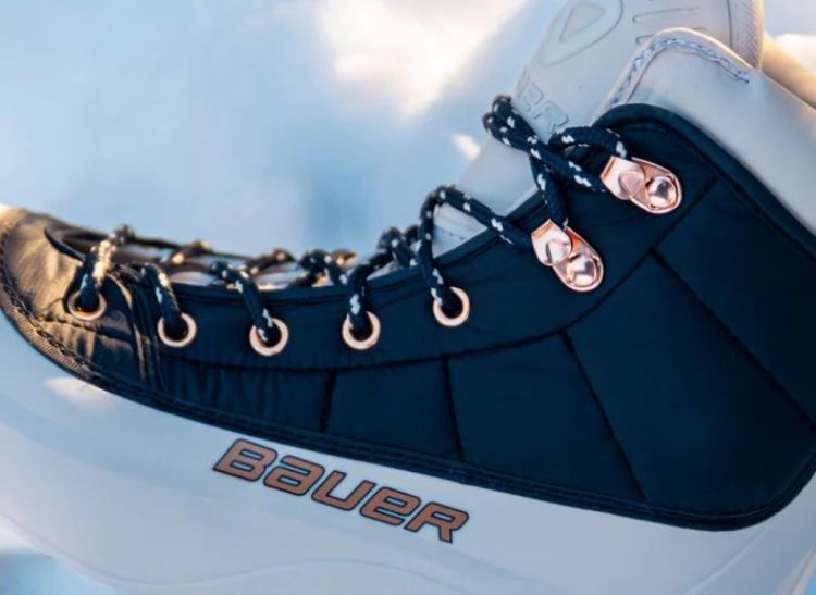 Bauer IJshockeyschaatsen Zwart/Wit dames (RADIANT HEATED REC ICE SKATE - IJSHOCKEY - RADIANT.WHITE/BLACK) - GL Sport (Sluis)