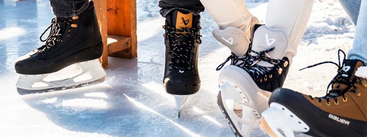 Bauer IJshockeyschaatsen Zwart/Wit dames (RADIANT HEATED REC ICE SKATE - IJSHOCKEY - RADIANT.WHITE/BLACK) - GL Sport (Sluis)