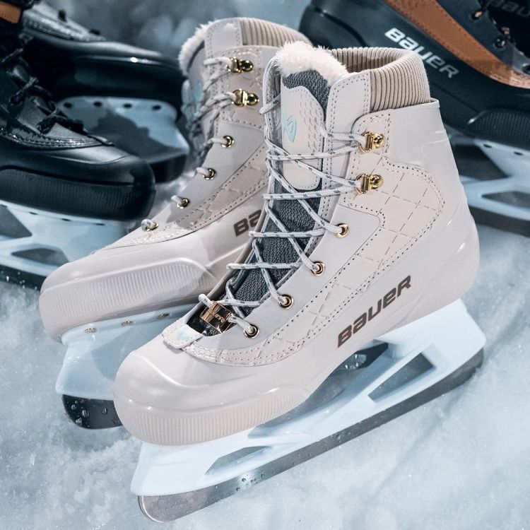 Bauer IJshockeyschaatsen Off-white dames (TREMBLANT REC ICE SKATE - IJSHOCKEY - TREMBLANT.OFFWHITE) - GL Sport (Sluis)