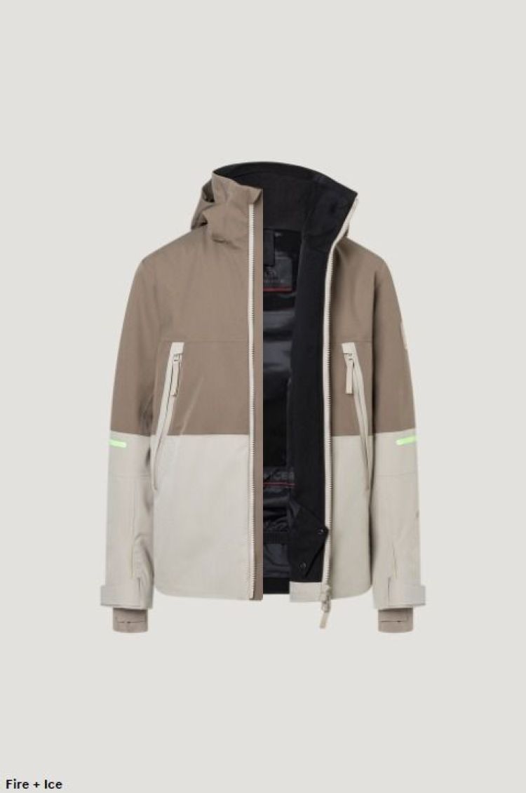 Bogner FIRE+ICE Ski-jas Beige heren (HALOR2-T SKI JACKET - 3412.HALOR2-T.7575-866) - GL Sport (Sluis)