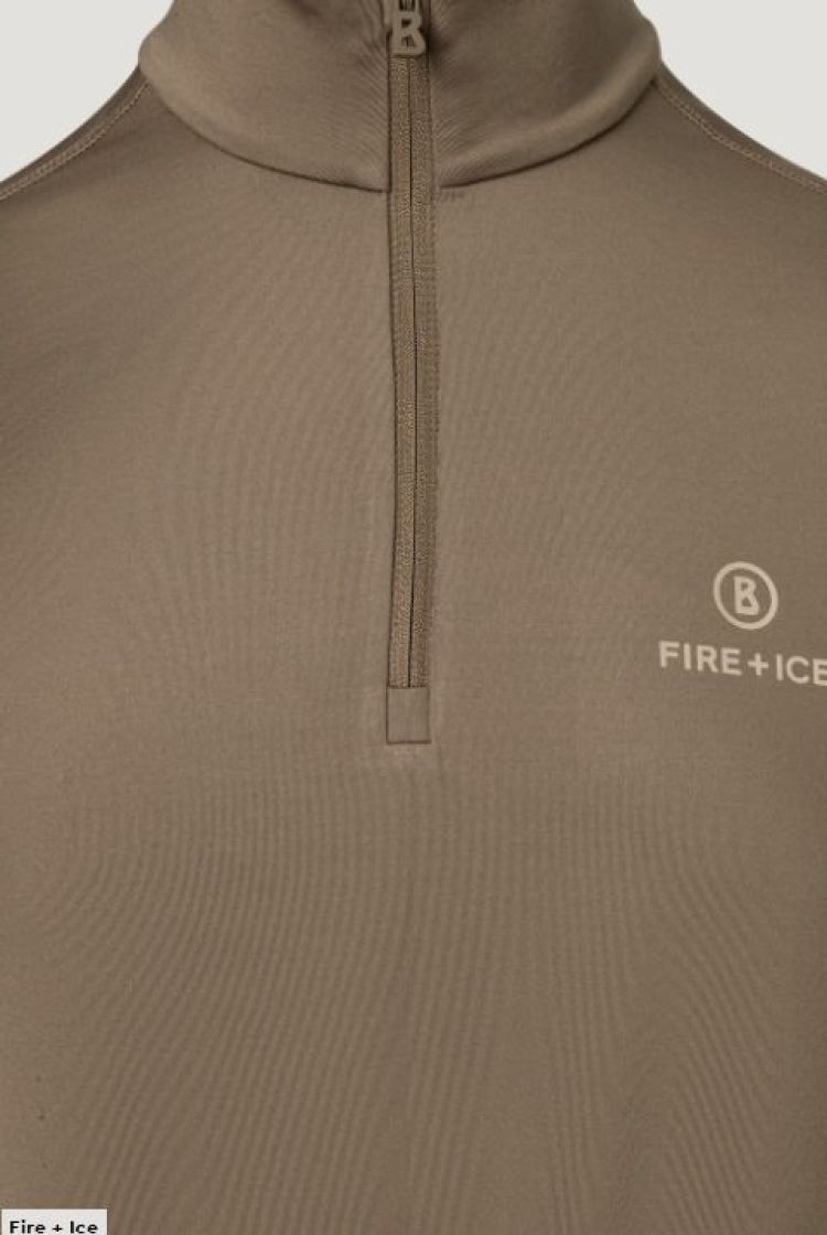 Bogner FIRE+ICE Skipully Taupe heren (PASCAL SKI PULLY - 5409.PASCAL.4946-866) - GL Sport (Sluis)