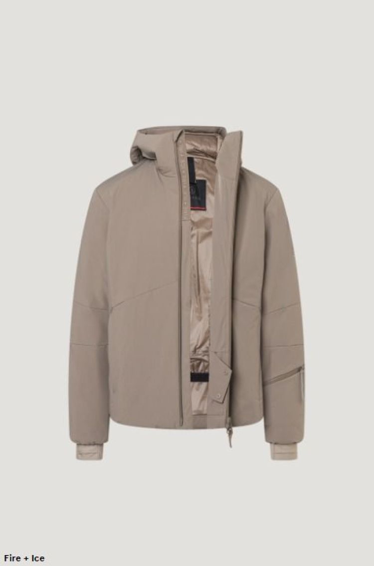 Bogner FIRE+ICE Ski-jas Taupe heren (TEC-YAG SKI JACKET - 3418.TEC-YAG.9137-866) - GL Sport (Sluis)