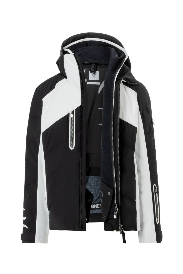 Bogner Ski-jas Zwart/Wit heren (JESSY-D SKI JACKET - 4815.JESSY-D.4815-026) - GL Sport (Sluis)