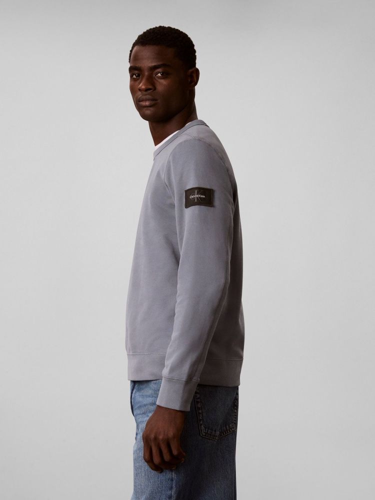 Calvin Klein Sweater Blauw heren (350 SUEDED UTILITY - LV04RJ200G.5FA) - GL Sport (Sluis)