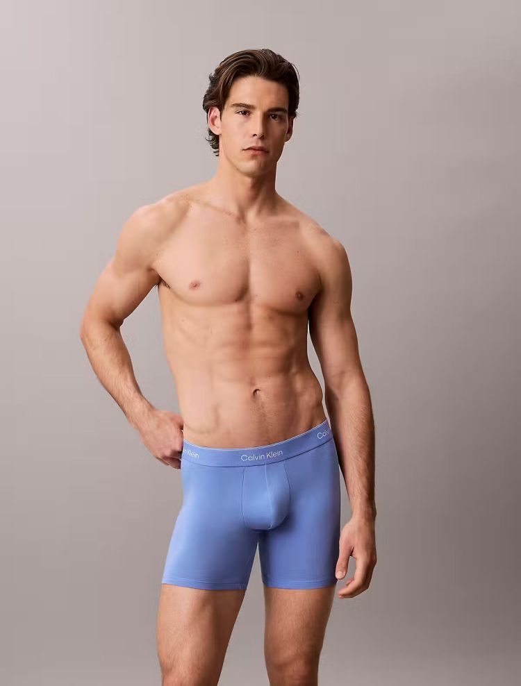 Calvin Klein Underwear Blauw heren (BOXER BRIEFS 3-PACK - LV00NB4394.W80) - GL Sport (Sluis)
