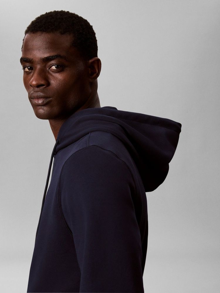 Calvin Klein Hoodie Blauw heren (CL LS 350TERRY MICRO MONOLOGO HOODIE - LV04RG279G.CEF) - GL Sport (Sluis)