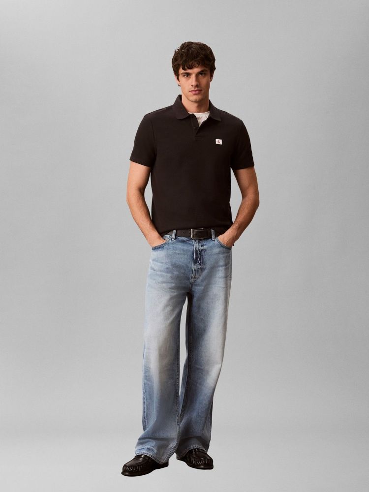 Calvin Klein Polo Antraciet heren (SS MICRO WAFFLE CLASSIC POLO - LV04RG217G.UB1) - GL Sport (Sluis)
