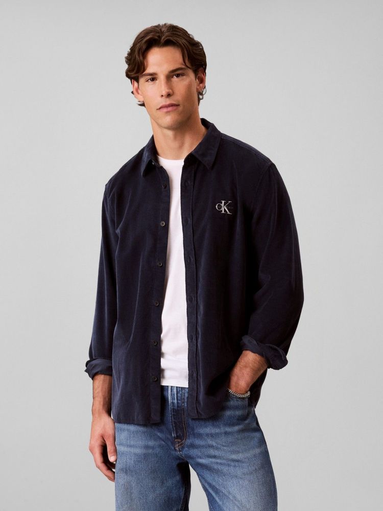 Calvin Klein Overhemd Blauw