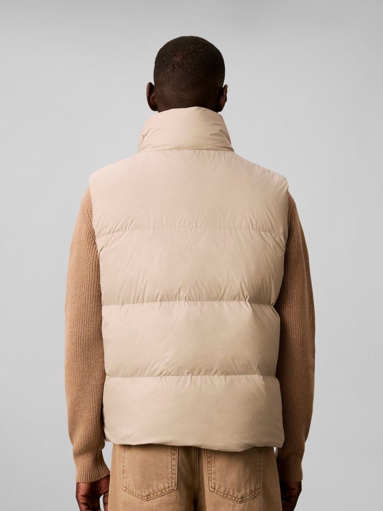 Calvin Klein Bodywarmer Beige heren (MDWT NYLON DOWN PUFF - LV04LH504G.PED) - GL Sport (Sluis)