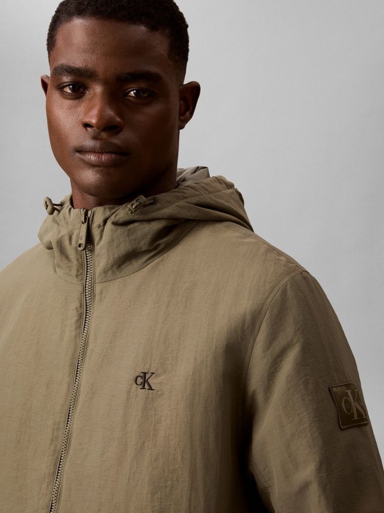 Calvin Klein Jas Beige heren (PADDED HARRINGTON JACKET - LV04RG501G.LDY) - GL Sport (Sluis)