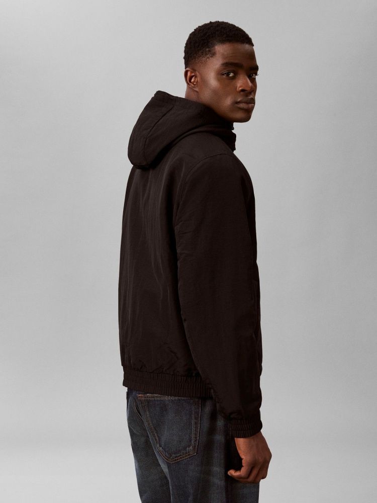 Calvin Klein Jas Zwart heren (PADDED HARRINGTON JACKET - LV04RG501G.UB1) - GL Sport (Sluis)