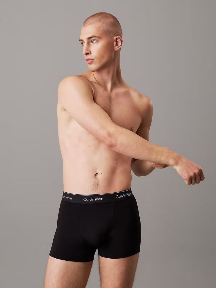 Calvin Klein Underwear Zwart heren (RELAXED FIT TRUNKS 3-PACK - LV00NB4286.TM6) - GL Sport (Sluis)