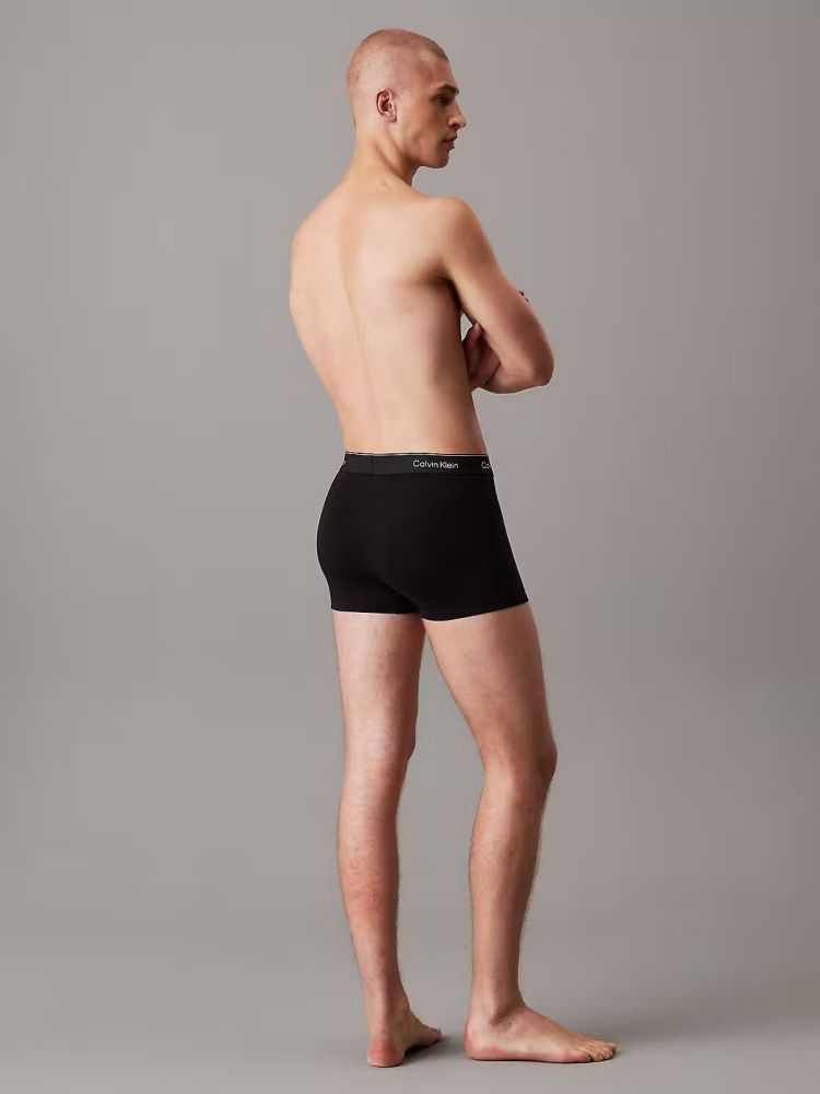 Calvin Klein Underwear Zwart heren (RELAXED FIT TRUNKS 3-PACK - LV00NB4286.TM6) - GL Sport (Sluis)