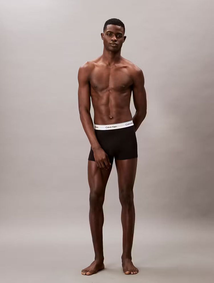 Calvin Klein Underwear Zwart heren (RELAXED FIT TRUNKS 3-PACK - LV00NB4286.UB1) - GL Sport (Sluis)