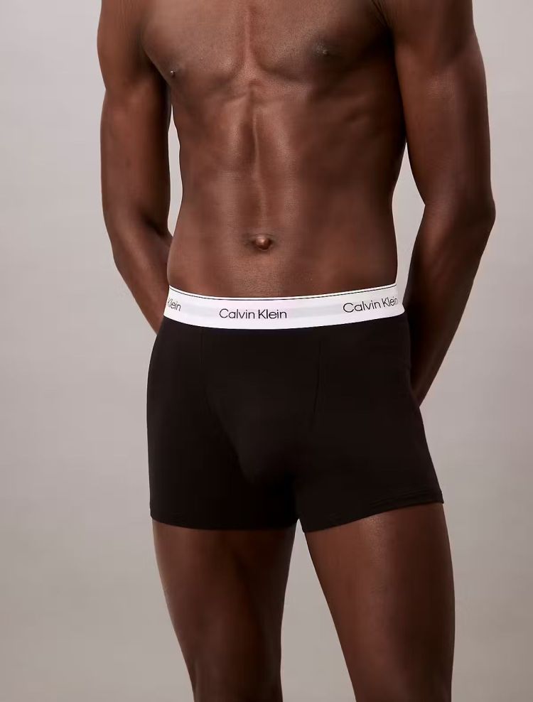 Calvin Klein Underwear Zwart heren (RELAXED FIT TRUNKS 3-PACK - LV00NB4286.UB1) - GL Sport (Sluis)