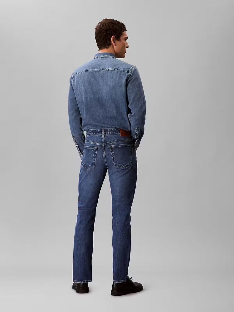 Calvin Klein Jeans Blauw heren (SLIM HAMPTON JEANS - LV04RB735G.ASA) - GL Sport (Sluis)