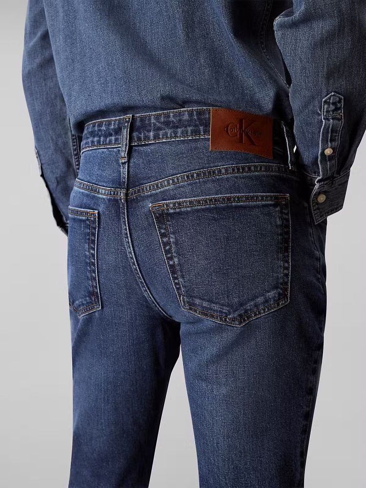 Calvin Klein Jeans Blauw heren (SLIM HAMPTON JEANS - LV04RB735G.ASA) - GL Sport (Sluis)