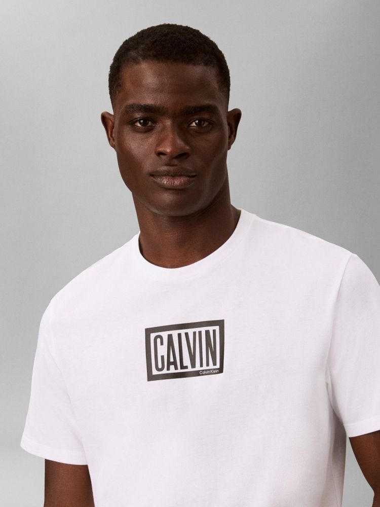Calvin Klein T-shirt Wit heren (SS 30S EU BOXED CALVIN GRAPHIC T-SHIRT - LV04RH818G.YAF) - GL Sport (Sluis)