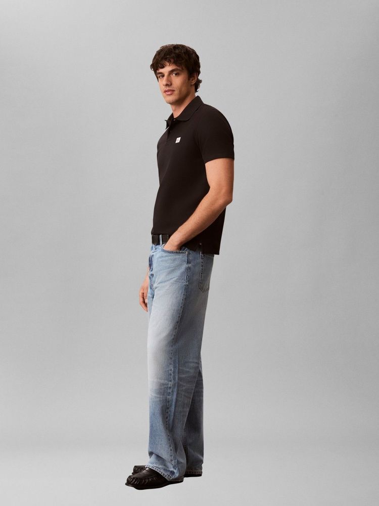 Calvin Klein Polo Antraciet heren (SS MICRO WAFFLE CLASSIC POLO - LV04RG217G.UB1) - GL Sport (Sluis)